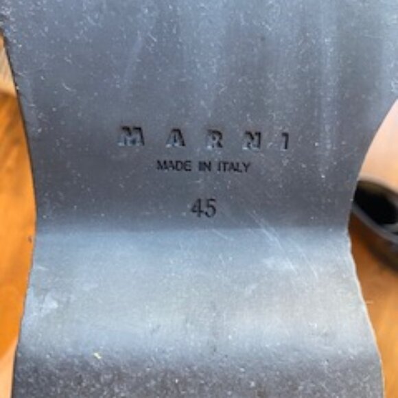 Brand New Marni Black Leather Combat Boots sz US 12 - Picture 12 of 12